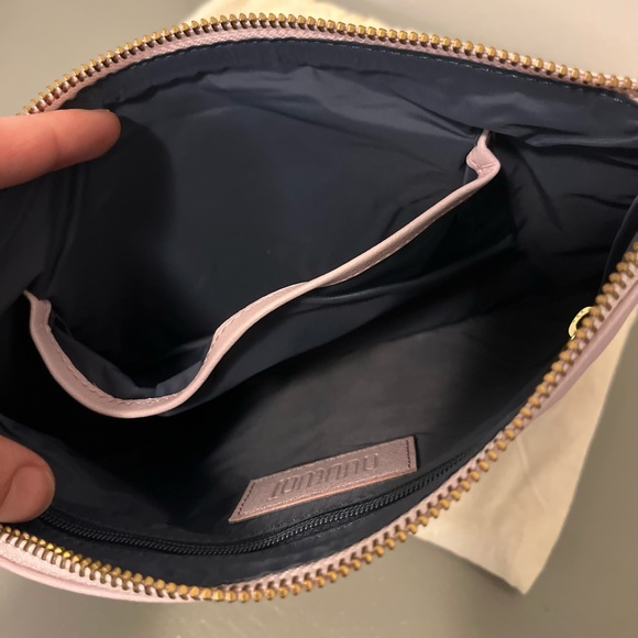 Apple Leather Clutch Mini Bag - Blush - Picture 6 of 6